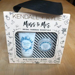 NWT Kendall & Kylie Miss to Mrs Bridal Handbag Essentials Lip Balm Hand Cream